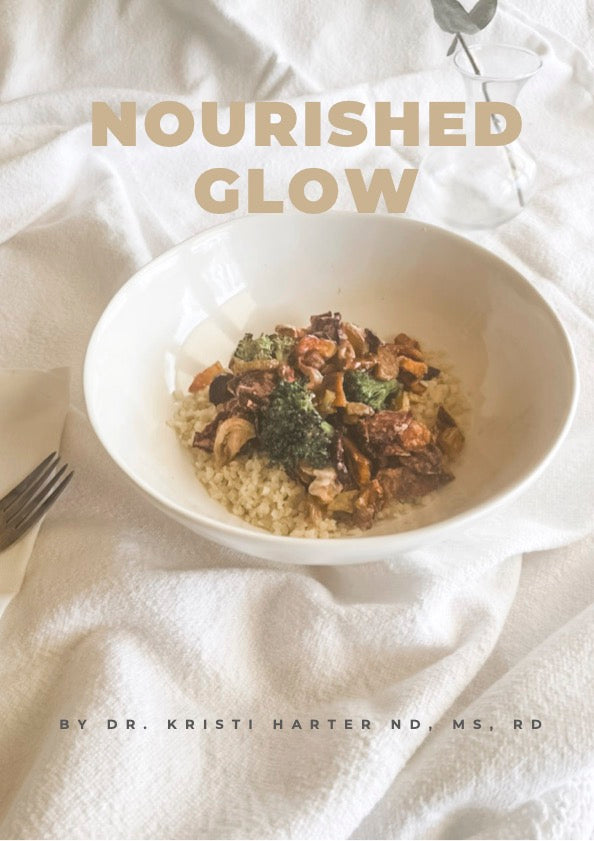 E-book cover with healthy meal for cleansing elimination diet